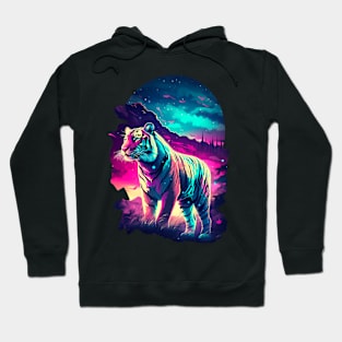 Color tiger Hoodie